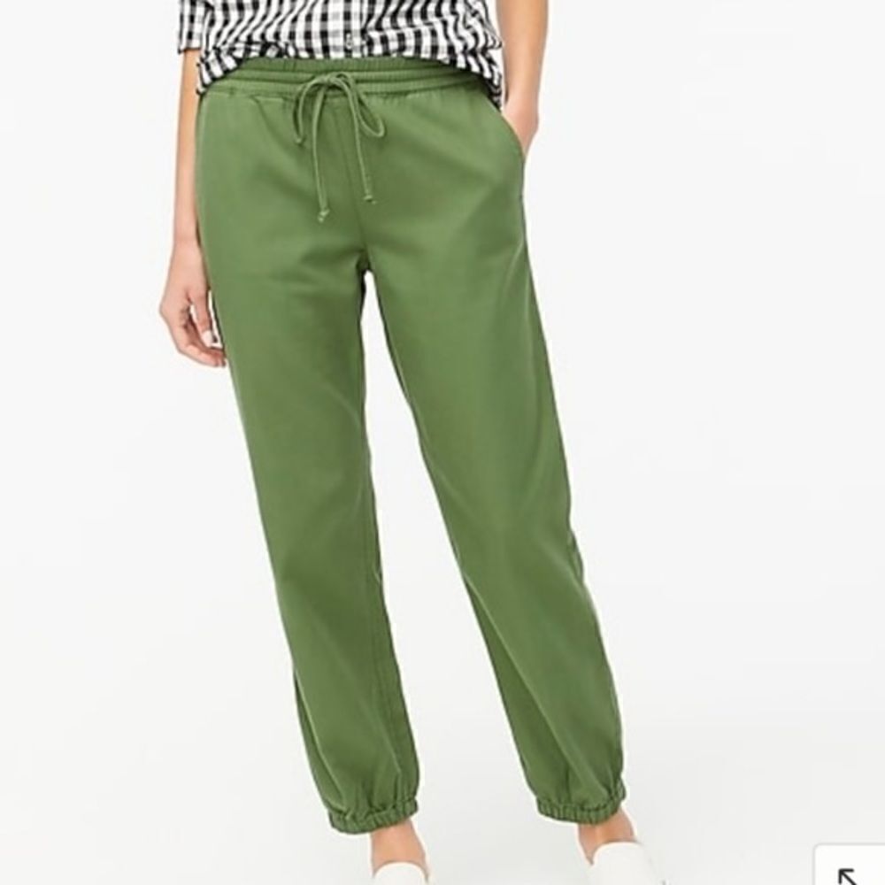 J.Crew Lightweight jogger pant in cotton twill